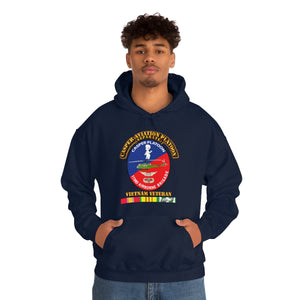 Unisex Heavy Blend™ Hooded Sweatshirt - Army - Casper Aviation Platoon - Vietnam Veteran - w Txt