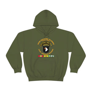 Unisex Heavy Blend Hooded Sweatshirt - Army - 58th Infantry Platoon - Scout Dog - w VN SVC