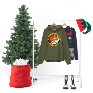 Unisex Heavy Blend Hooded Sweatshirt - Army - 3rd Armored Cavalry Regiment DUI - Red White - Blood and Steel