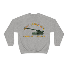 Load image into Gallery viewer, Unisex Heavy Blend Crewneck Sweatshirt - Army - M107 - 175mm Gun - Artillery Veteran
