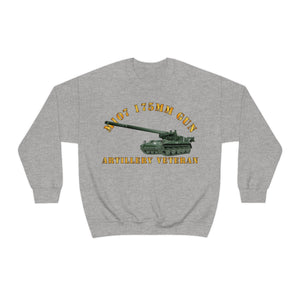 Unisex Heavy Blend Crewneck Sweatshirt - Army - M107 - 175mm Gun - Artillery Veteran