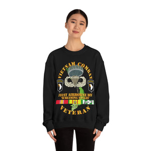 Unisex Heavy Blend Crewneck Sweatshirt - Vietnam Combat Veteran w 101st Airborne Div SSI V1