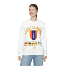 Load image into Gallery viewer, Unisex Heavy Blend Crewneck Sweatshirt - Army - 1st Signal Bde SSI w VN SVC
