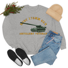 Load image into Gallery viewer, Unisex Heavy Blend Crewneck Sweatshirt - Army - M107 - 175mm Gun - Artillery Veteran
