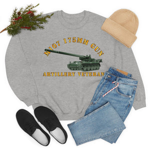 Unisex Heavy Blend Crewneck Sweatshirt - Army - M107 - 175mm Gun - Artillery Veteran