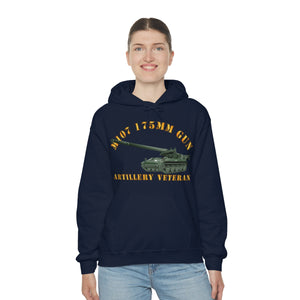 Unisex Heavy Blend™ Hooded Sweatshirt - Army - M107 - 175mm Gun - Artillery Veteran