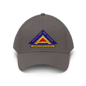 Unisex Twill Hat - 34th Infantry Dog Scout Platoon - 7th Army - Direct to Garment (DTG) - Printed