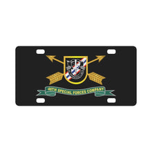 Load image into Gallery viewer, Army - 46th Special Forces Company - Flash w Br - Ribbon X 300 Classic License Plate
