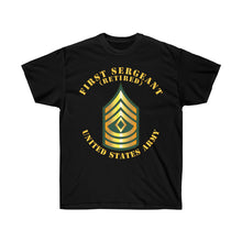 Load image into Gallery viewer, Unisex Ultra Cotton Tee - Army - First Sergeant - 1SG - Retired
