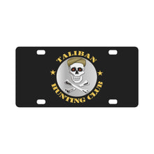 Load image into Gallery viewer, Taliban Hunting Club - Gold Classic License Plate
