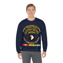 Load image into Gallery viewer, Unisex Heavy Blend Crewneck Sweatshirt - Army - 58th Infantry Platoon - Scout Dog - w VN SVC
