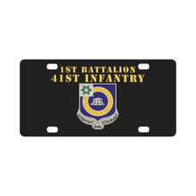 Load image into Gallery viewer, Army - 1st Bn 41st Infantry - DUI X 300 - Hat Classic License Plate
