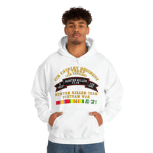 Load image into Gallery viewer, Unisex Heavy Blend Hooded Sweatshirt -  Army - F Troop 4th Cav - Hunter Killer w Vietnam War SVC
