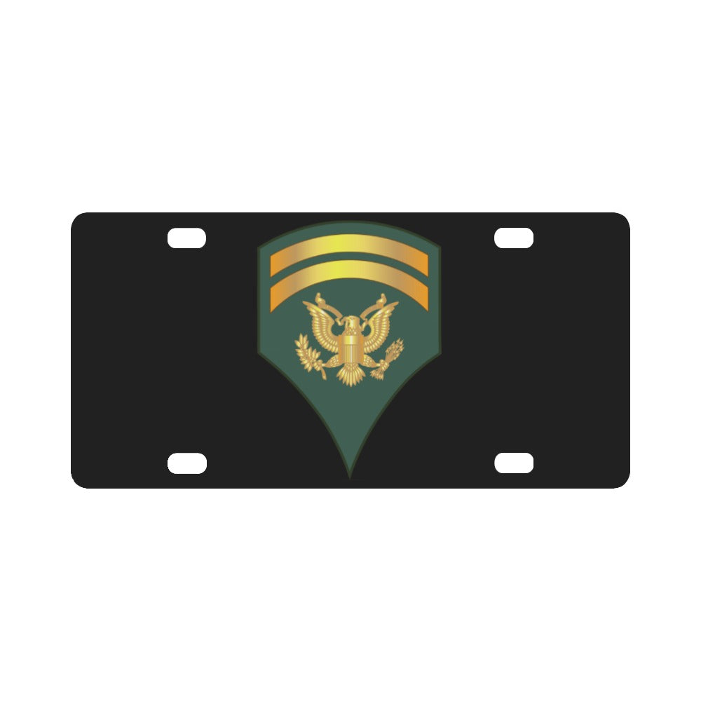 Army - Specialist 6th Class - SP6 - V1 wo Txt Classic License Plate