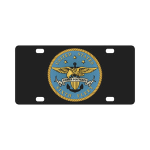 Navy - Sixth Fleet wo Txt Classic License Plate