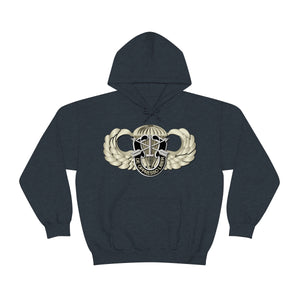 Unisex Heavy Blend Hooded Sweatshirt - SOF - Airborne Badge - SF - DUI