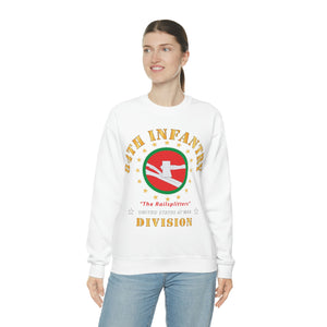 Unisex Heavy Blend Crewneck Sweatshirt - Army - 84th Infantry Division - The Railsplitters wo DS X 300