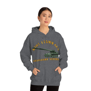 Unisex Heavy Blend™ Hooded Sweatshirt - Army - M107 - 175mm Gun - Artillery Veteran