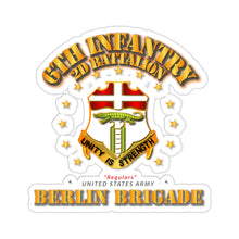 Load image into Gallery viewer, Kiss-Cut Stickers - Army - 2nd Battalion 6th Infantry - Berlin Brigade
