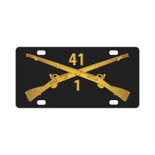 Load image into Gallery viewer, Army - 1st Bn 41st Infantry wo Txt X 300 - Hat Classic License Plate
