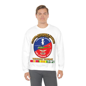 Unisex Heavy Blend Crewneck Sweatshirt - Army - Casper Aviation Platoon - Vietnam Veteran - w Txt