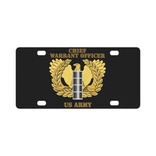 Load image into Gallery viewer, Army - Emblem - Warrant Officer - CW4 Classic License Plate
