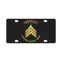 Load image into Gallery viewer, Army - Sergeant - SGT - Retired Classic License Plate
