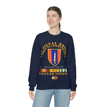 Load image into Gallery viewer, Unisex Heavy Blend Crewneck Sweatshirt - Army - 1st Signal Bde SSI w VN SVC
