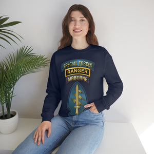 Unisex Heavy Blend Crewneck Sweatshirt - Sof - Special Forces - Ranger - Ssi V1