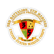 Load image into Gallery viewer, Kiss-Cut Stickers - USMC - 3rd Battalion, 5th Marines - Dark Horse
