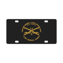 Load image into Gallery viewer, Army - 5th Sqn 17th Cavalry Regiment - Camp Mobile, Korea Classic License Plate
