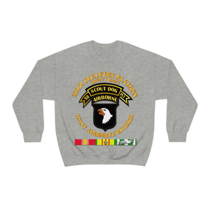 Unisex Heavy Blend Crewneck Sweatshirt - Army - 58th Infantry Platoon - Scout Dog - w VN SVC