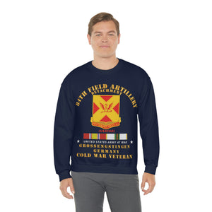 Unisex Heavy Blend Crewneck Sweatshirt - 84th Field Artillery Det - Grossengstingien - GE w COLD SVC