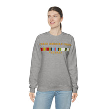 Load image into Gallery viewer, Unisex Heavy Blend Crewneck Sweatshirt - Navy - Cuban Missile Crisis w AFEM COLD SVC
