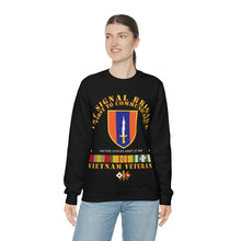 Load image into Gallery viewer, Unisex Heavy Blend Crewneck Sweatshirt - Army - 1st Signal Bde SSI w VN SVC
