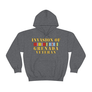 Unisex Heavy Blend™ Hooded Sweatshirt - Army - Grenada Invasion Veteran w EXP SVC