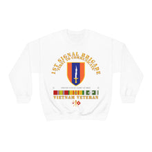 Load image into Gallery viewer, Unisex Heavy Blend Crewneck Sweatshirt - Army - 1st Signal Bde SSI w VN SVC
