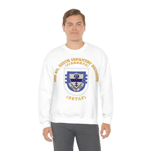 Unisex Heavy Blend Crewneck Sweatshirt - Army - Flash - 3rd Bn 325th Infantry Regiment - Abn - Setaf Wo Ds