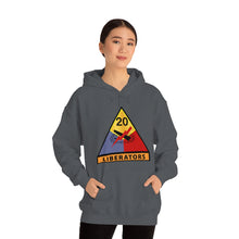 Load image into Gallery viewer, Unisex Heavy Blend™ Hooded Sweatshirt - Army - 20th Armored Division - Liberators wo Txt
