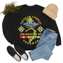 Load image into Gallery viewer, Unisex Heavy Blend Crewneck Sweatshirt - Vietnam Combat Infantry Veteran w 4th Inf Div SSI V1
