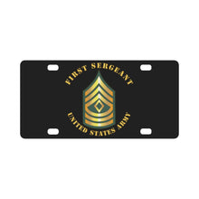 Load image into Gallery viewer, Army - First Sergeant - 1SG Classic License Plate
