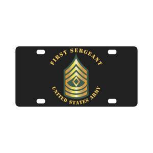 Army - First Sergeant - 1SG Classic License Plate