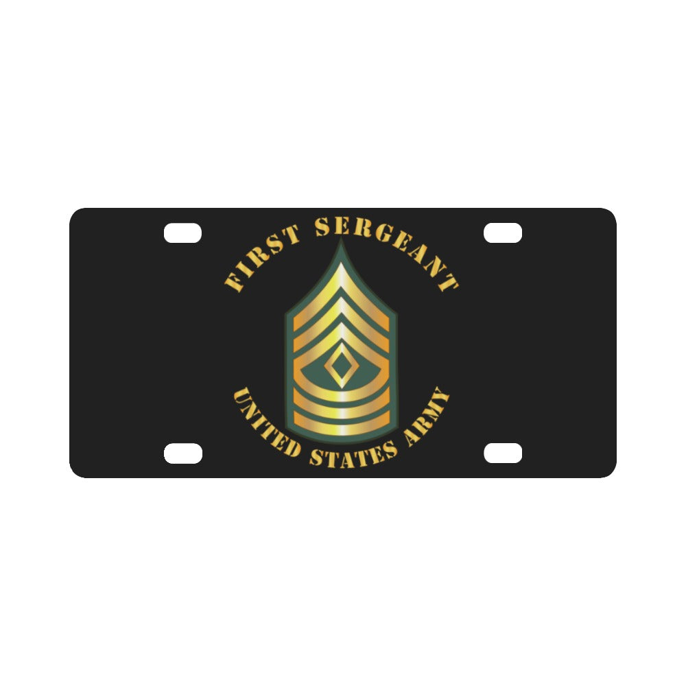 Army - First Sergeant - 1SG Classic License Plate