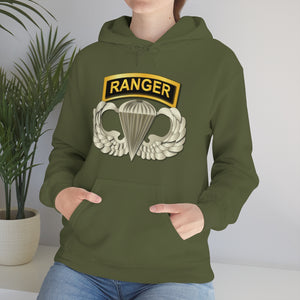 Unisex Heavy Blend Hooded Sweatshirt - SOF - Airborne Badge - Ranger Tab