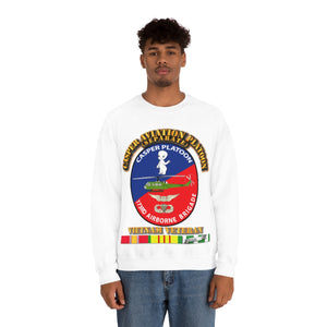 Unisex Heavy Blend Crewneck Sweatshirt - Army - Casper Aviation Platoon - Vietnam Veteran - w Txt