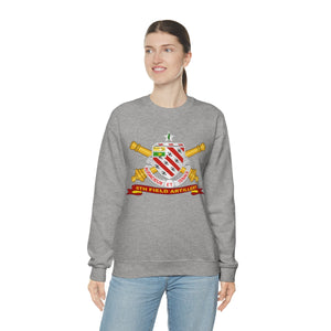 Unisex Heavy Blend Crewneck Sweatshirt -  Army - 8th Field Artillery w Br - Ribbon