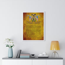 Load image into Gallery viewer, Premium Framed Vertical Poster - Emancipation Proclamation - January 1, 1863
