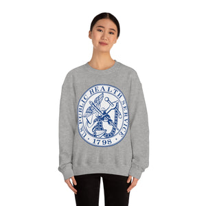 Unisex Heavy Blend Crewneck Sweatshirt -  USPHS - United States Public Health Service Seal