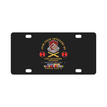 Load image into Gallery viewer, Army - 49th Field Artillery Bn- 7th Inf Div - WWII w ARR EXP PAC PHIL SVC Classic License Plate
