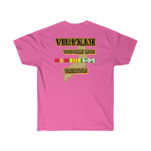 Load image into Gallery viewer, Unisex Ultra Cotton Tee - 5th Special Forces Group (Airborne) Beret/Dagger - Vietnam Veteran with Vietnam Map
